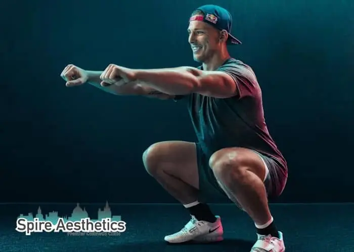 Image of man build leg muscle Gerrards Cross through exercise