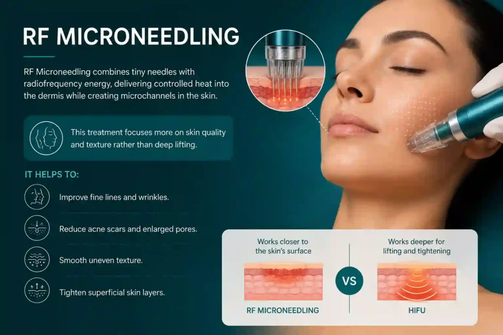 What Does RF Microneedling Do That HIFU Alone Cannot Gerrards Cross
