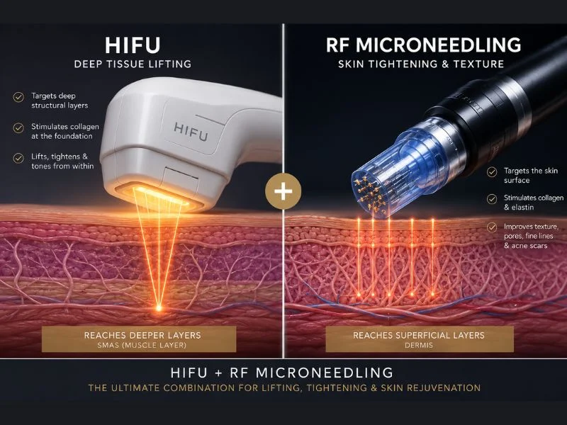 What Could Combining HIFU and RF Microneedling Do for Your Skin Gerrards Cross?